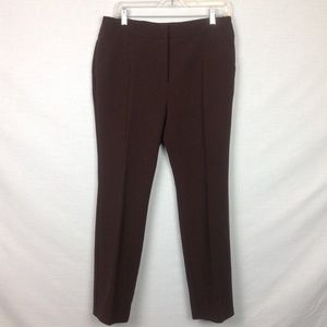 Chico's So Slimming Trousers Size 1 / 8M  Dk Brown